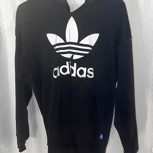 Black and white adidas hoodie!